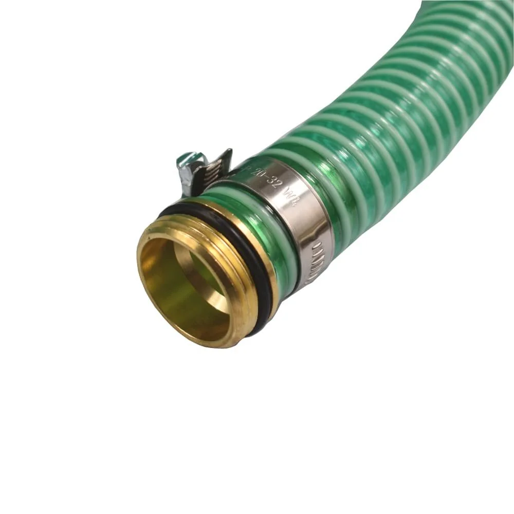 "1"/25mm Saug- + Druckschlauch mit 1" AG Schlauchtülle + 1" IG 2/3 Verschraubung 5m image"
