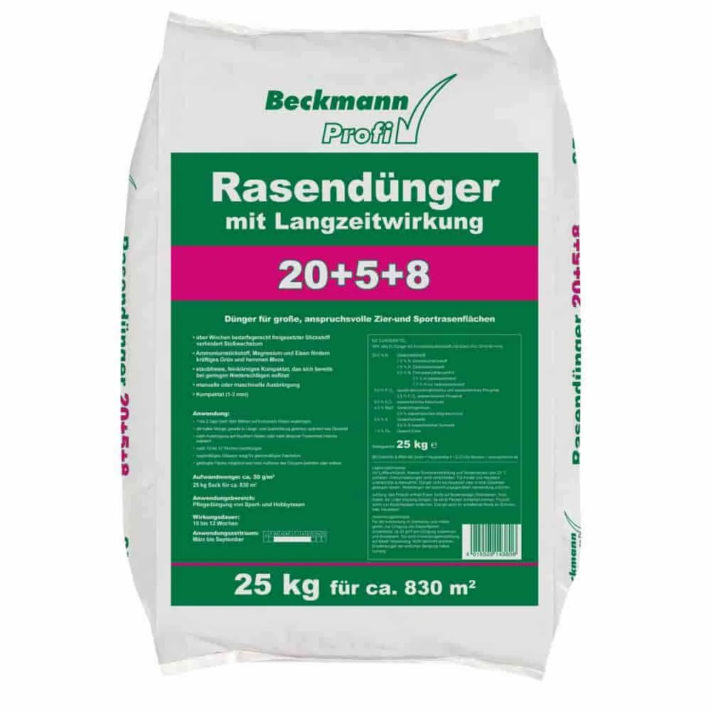 Rasendünger 25 kg, Langzeitwirkung
