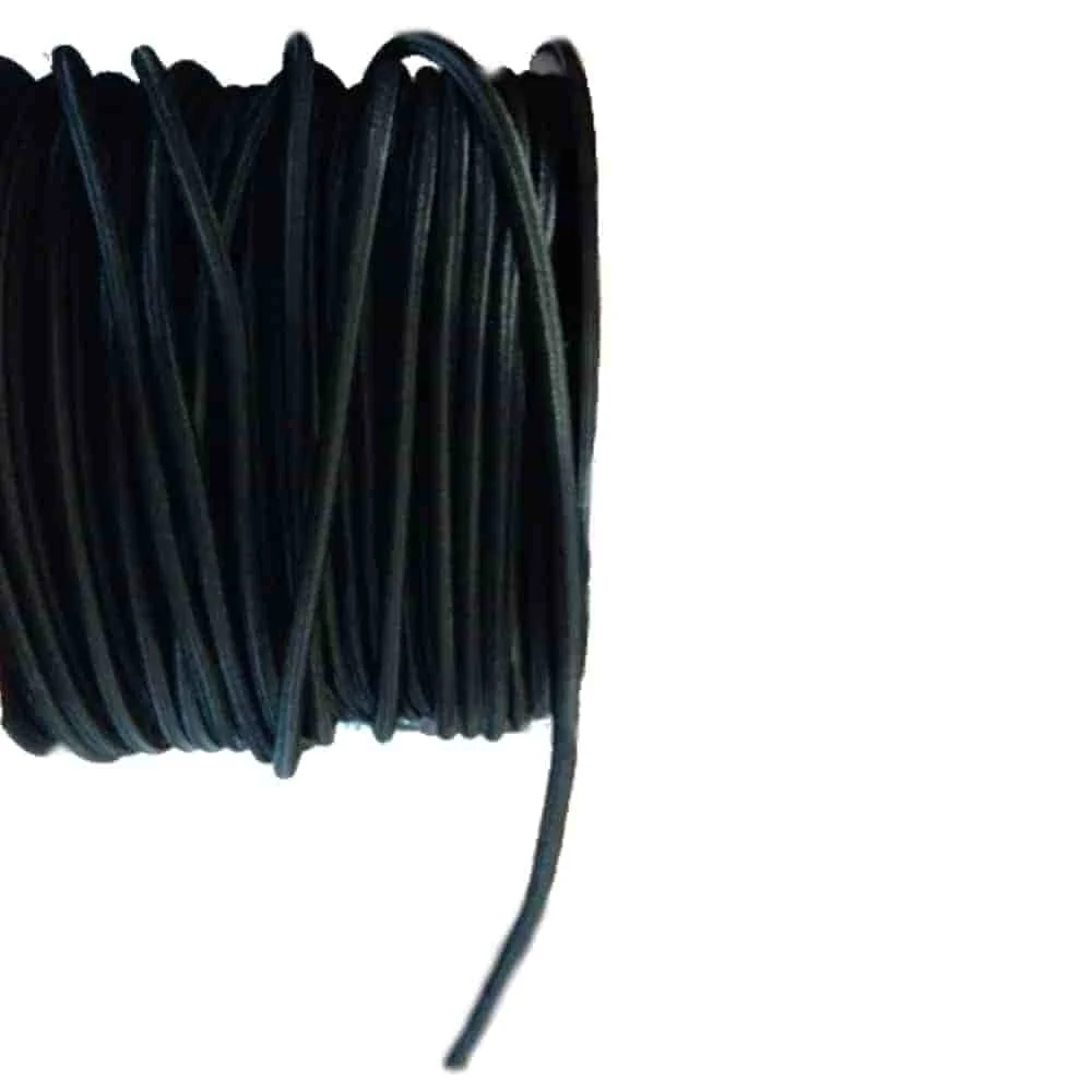 Expanderseil, 6 mm schwarz, 40 Meter