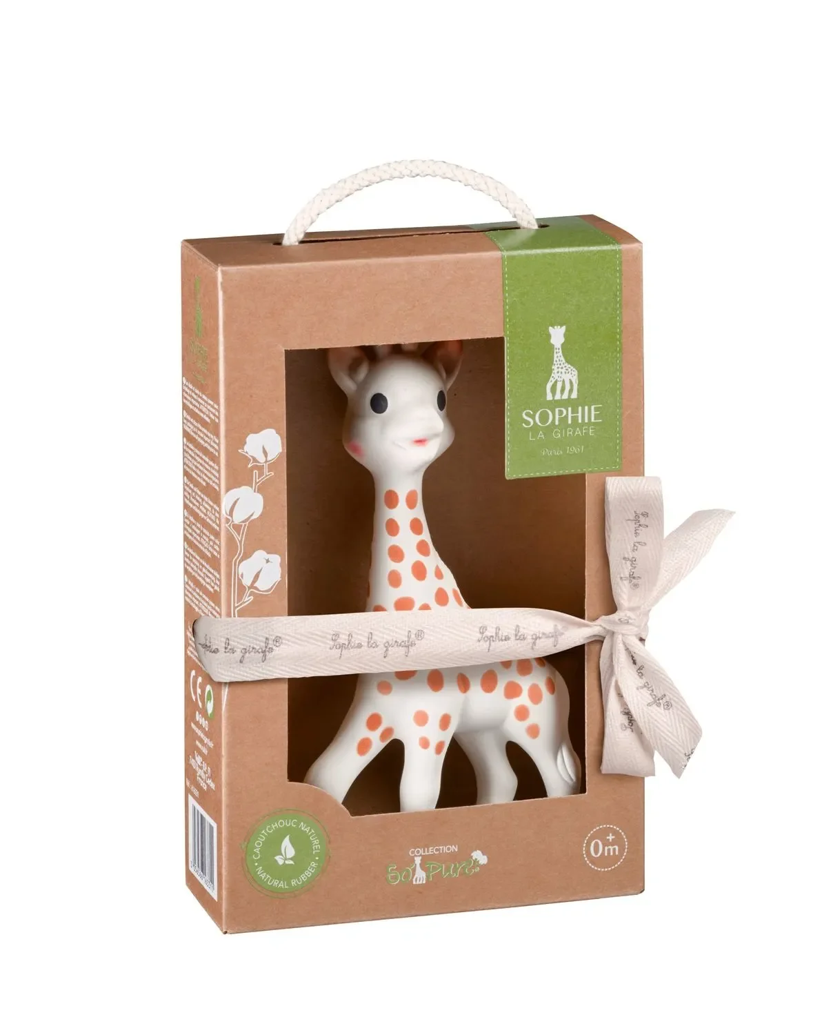 Sophie la girafe Beißring, Ringrassel - Naturkautschuk, So'Pure