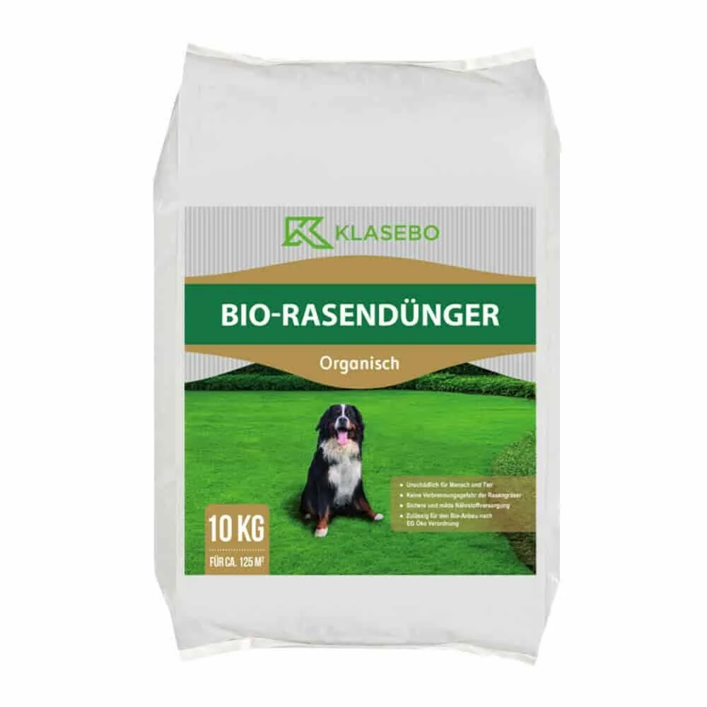 Rasendünger, Bio Rasendünger 10.5kg, Organischer Rasendünger, für ca. 130m²