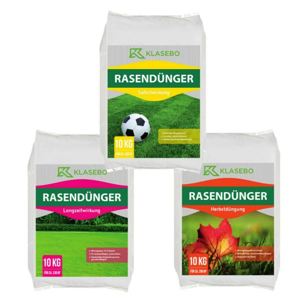 Frühjahr+Sommer+Herbst Rasendünger Paket