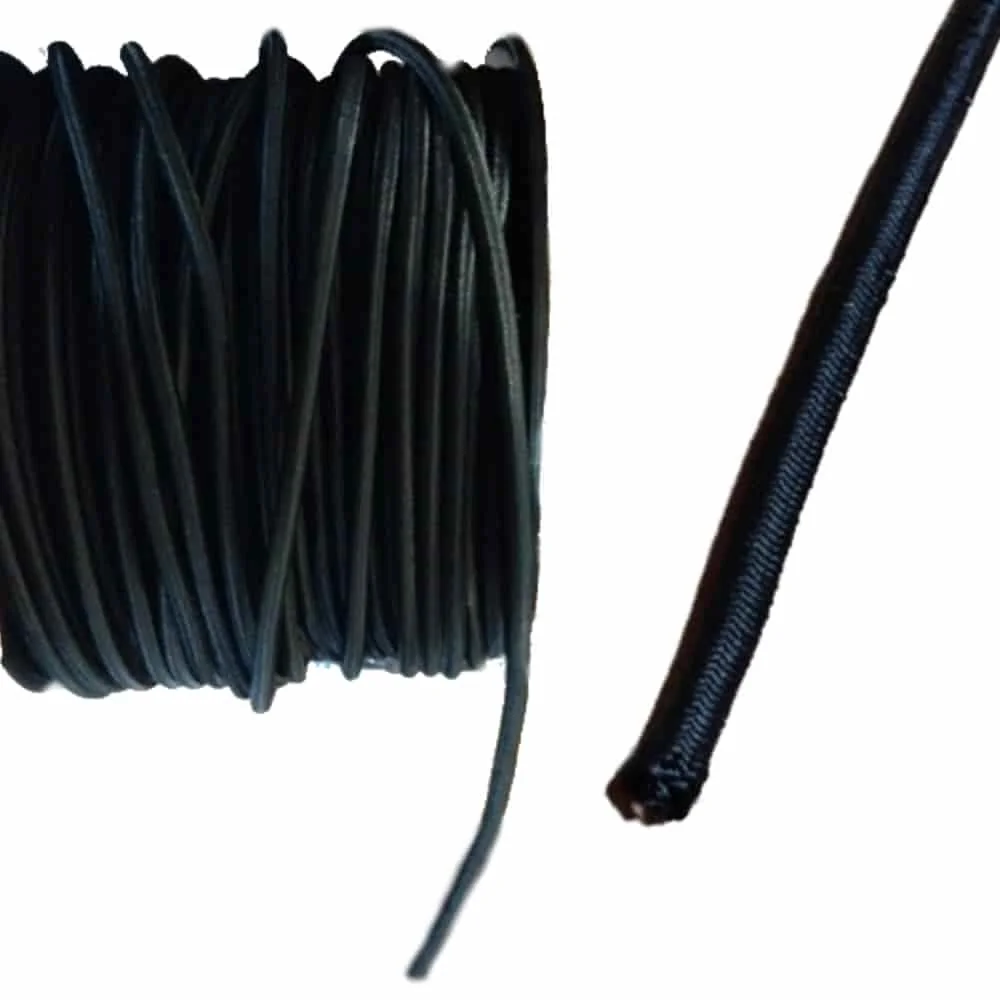 Expanderseil, 8 mm, schwarz, 15 m, Planenseil