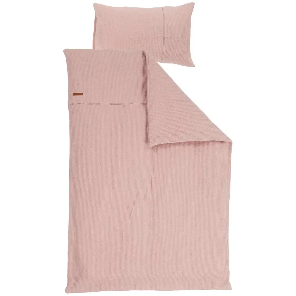 Little Dutch Kinderbettwäsche uni rosa Pure Pink 100 x 135