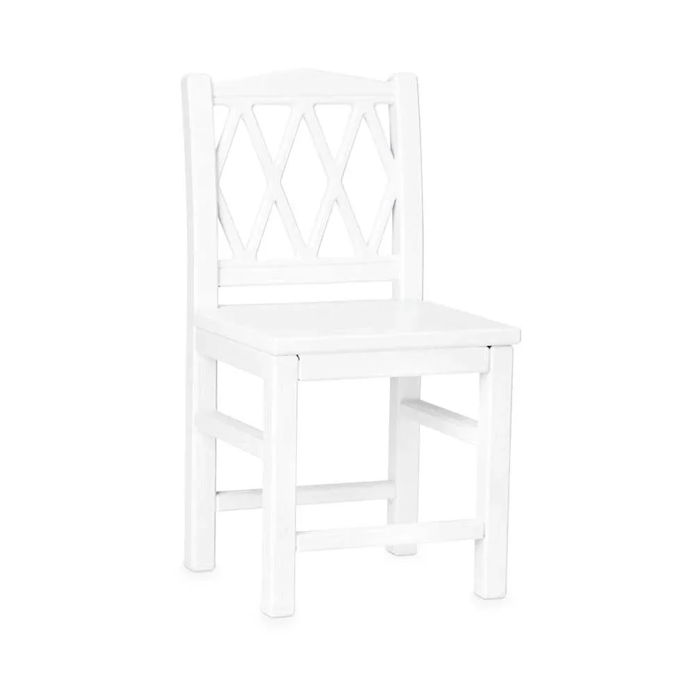Cam Cam Kinderstuhl Harlequin weiss