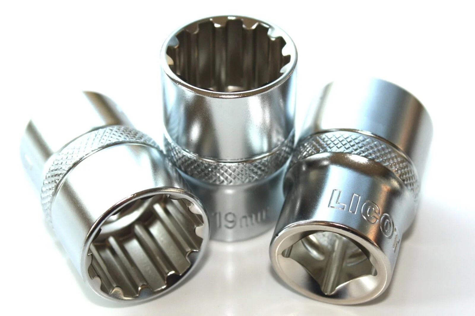 Stecknuss 8mm, 1/2 Zoll Nuss, CrV, kurze Ausführung