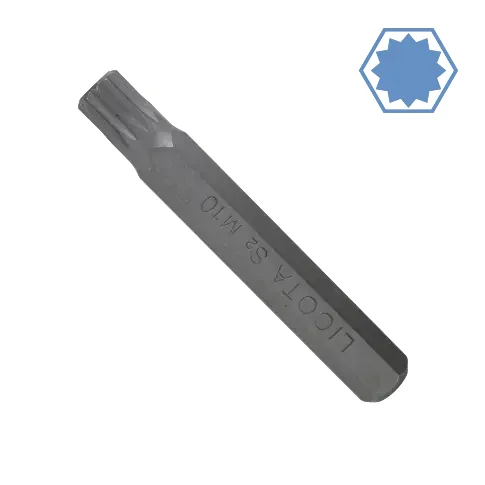 Spline Bit, M5, 10mm Hex, 75mm, S2 Stahl