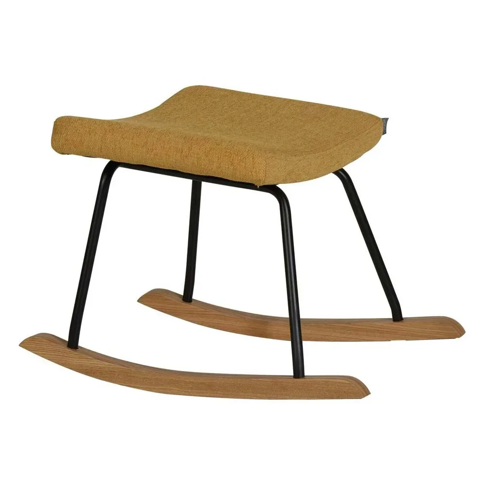 "Quax Fußhocker für Schaukelstuhl /Stillstuhl De Luxe senfgelb image"