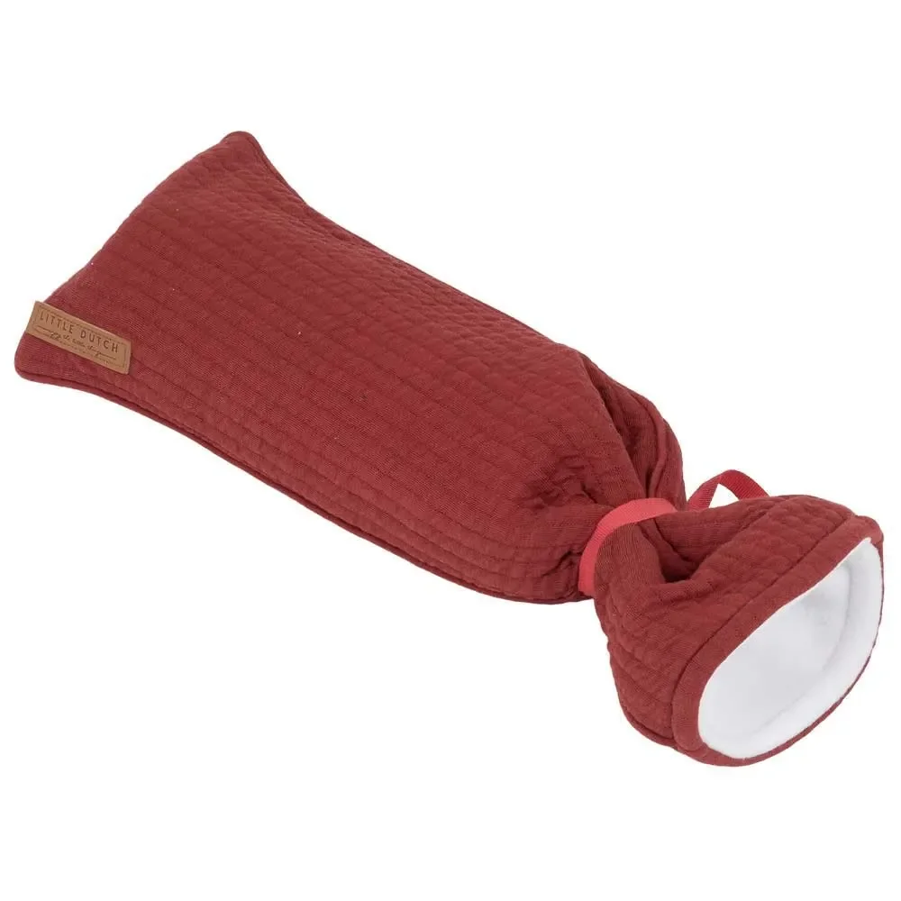 Little Dutch Bezug Wärmflasche uni rot "Pure Red"