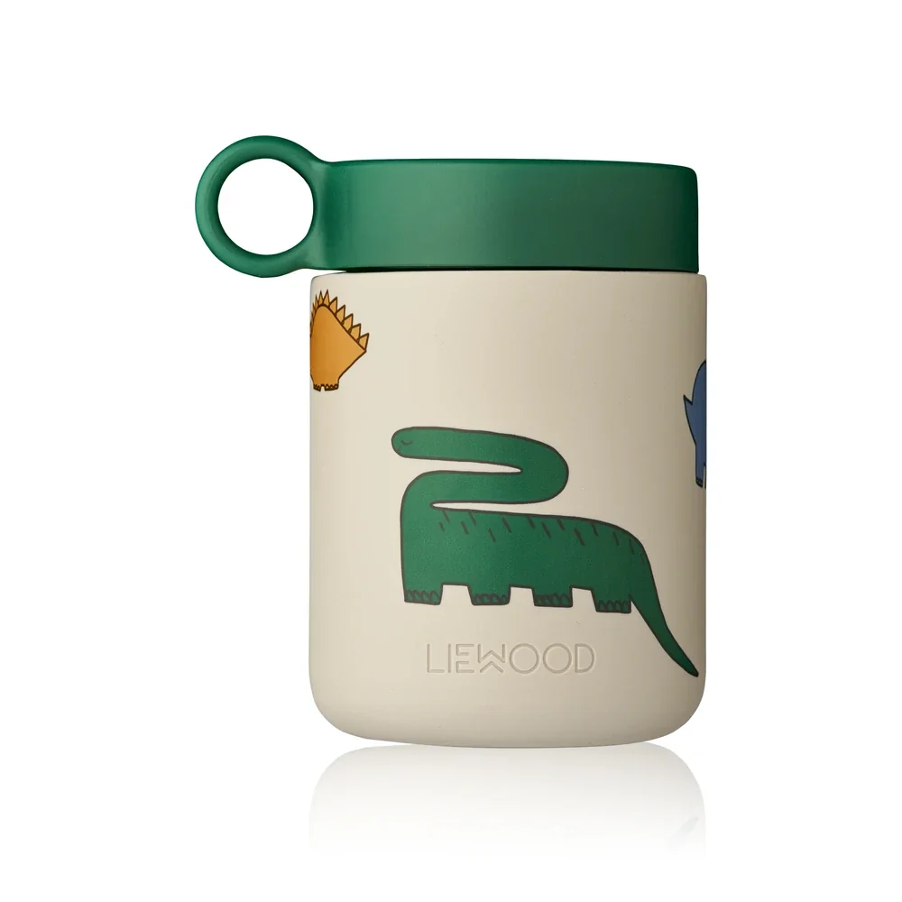 Liewood Liewood Thermos Speisegefäß - Kian, Farbe: Dinosaurier / Nebel