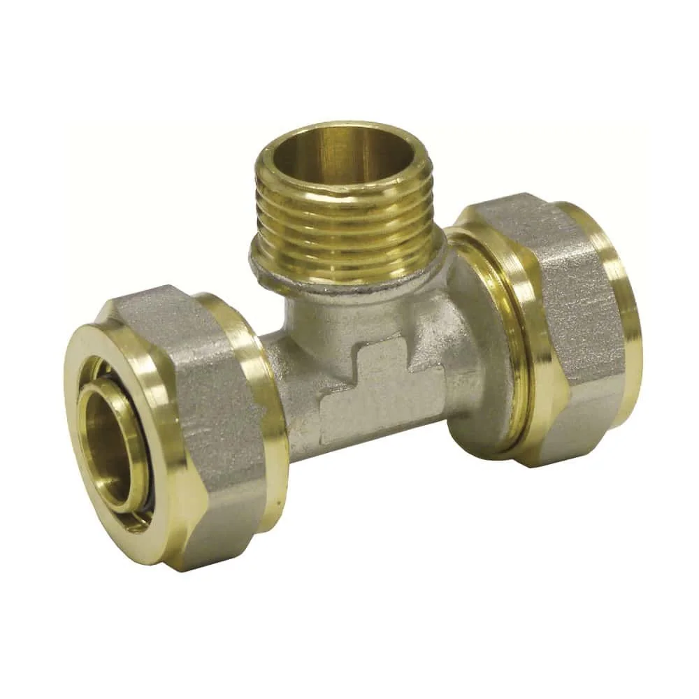 "Schraubfitting Heizung, T-Stück Außengewinde, Schraubfitting 26 mm image"