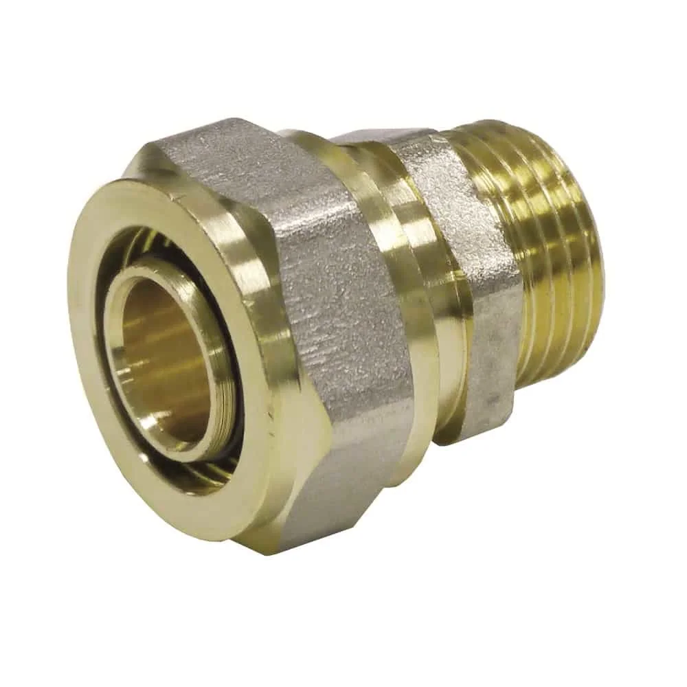 Schraubfitting, Kupplung 16mm, Fitting 3/4 Zoll AG, Verbundrohr Fitting
