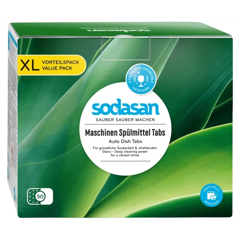 SODASAN Maschinenspülmittel Tabs XL 50 Stück