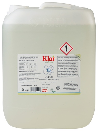 KLAR Color Waschmittel flüssig 10 Liter ohne Duft