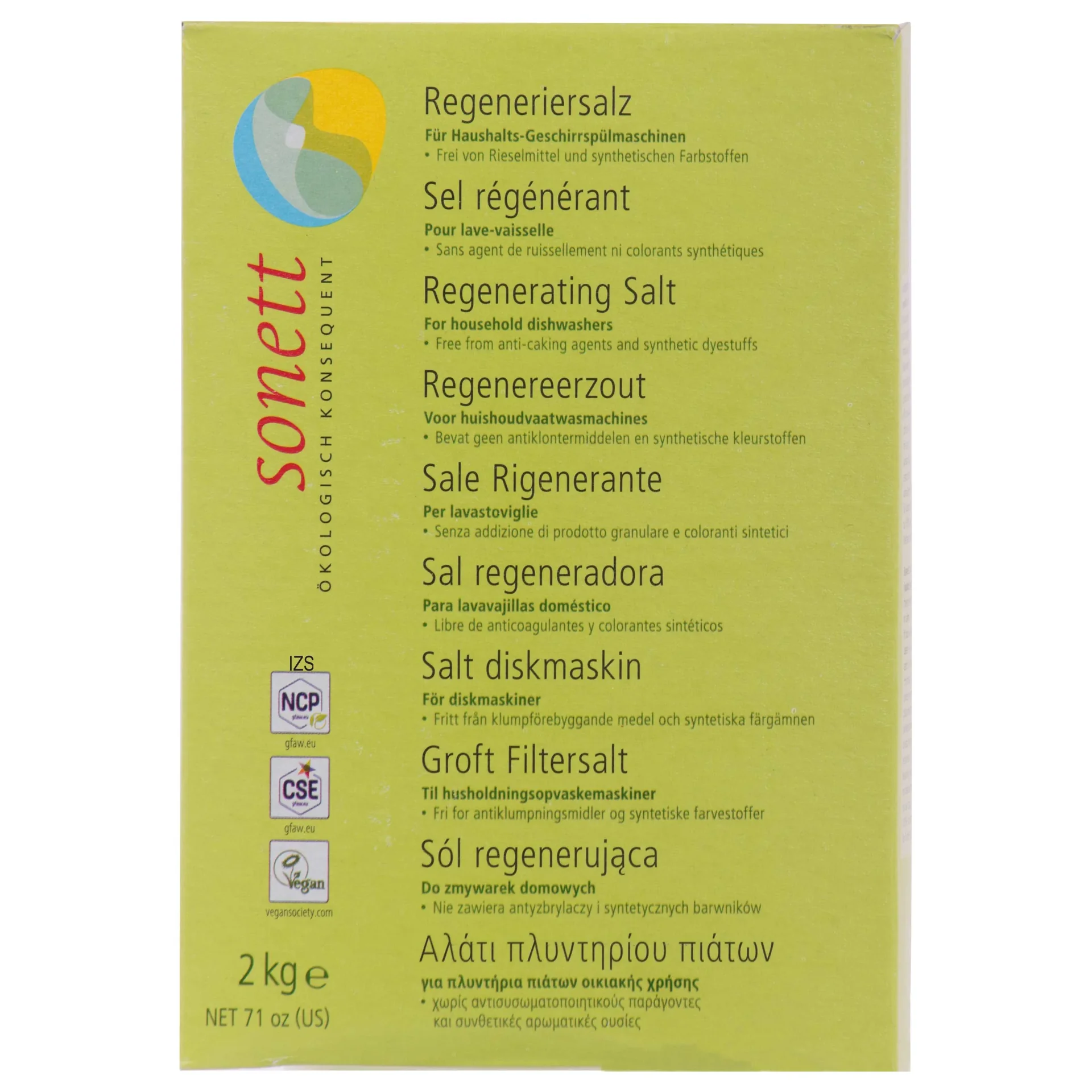 SONETT Regeneriersalz 2 kg