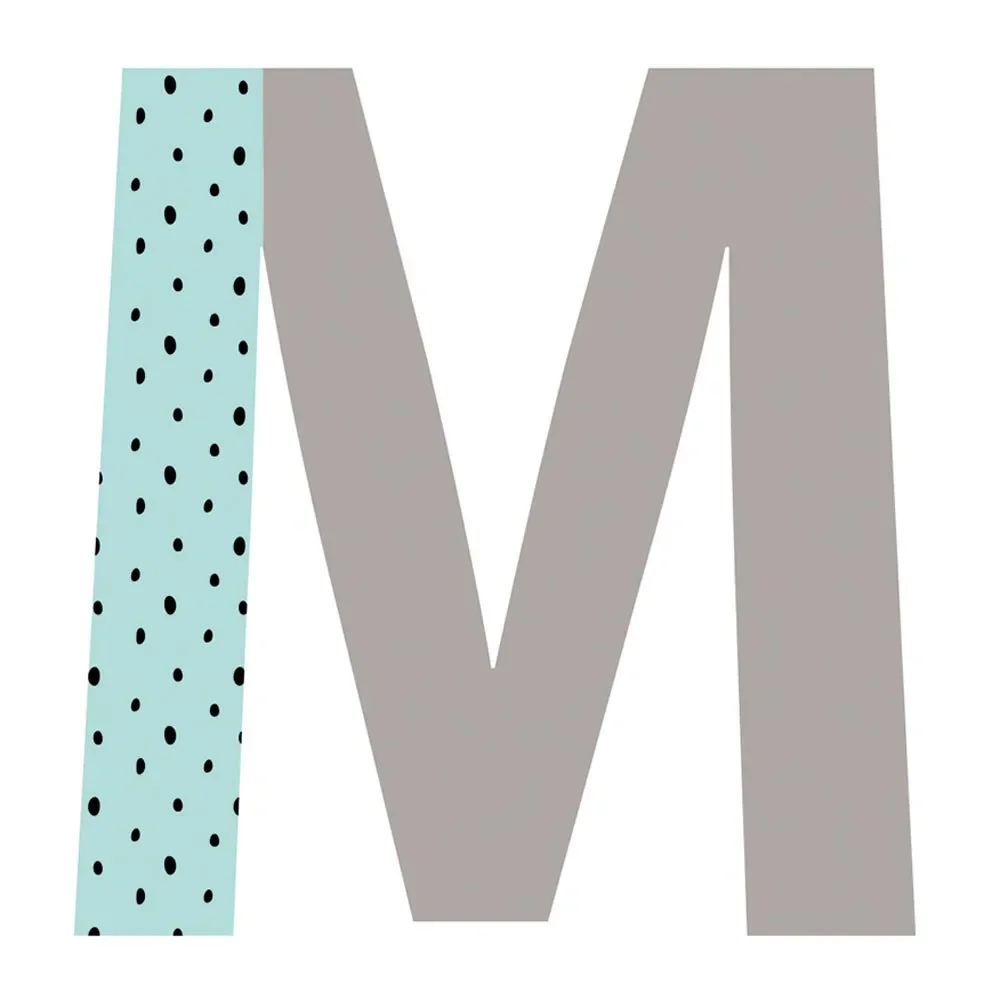 Lilipinso Wandsticker Happy Buchstabe M