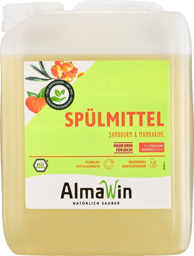 ALMAWIN Spülmittel Sanddorn Mandarine 5 Liter