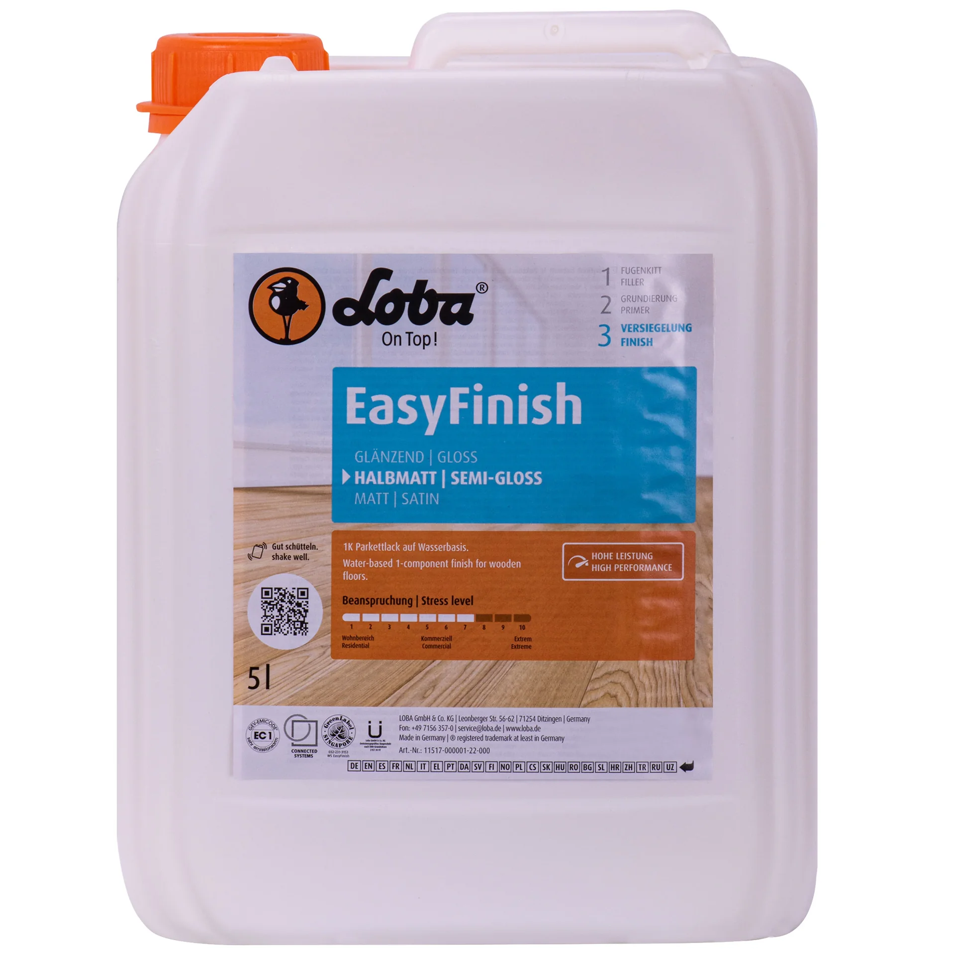 "LOBA EasyFinish 5 Liter matt image"
