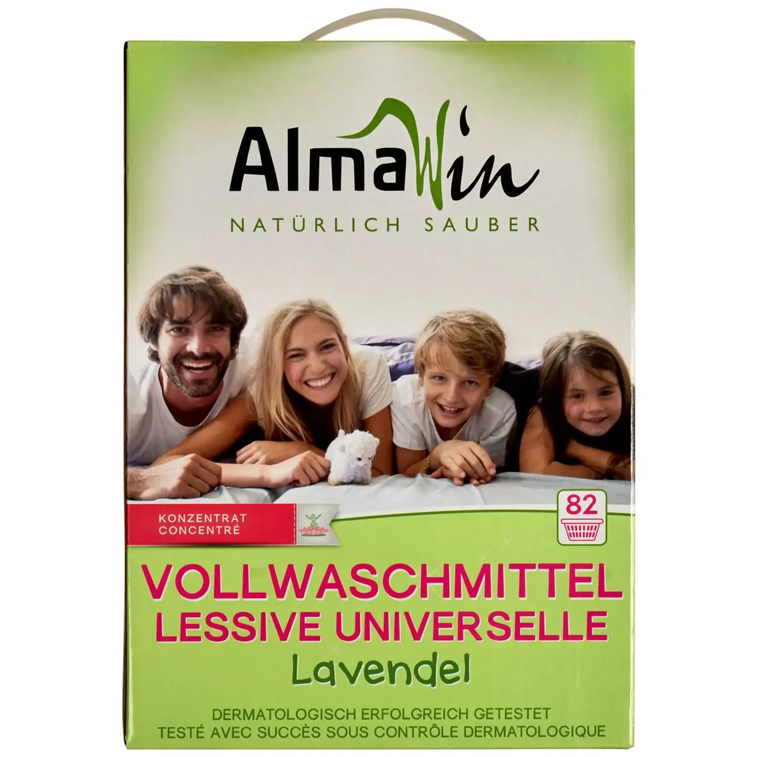 "ALMAWIN Vollwaschmittel 2 x 4,6 kg 164 Waschgänge image"