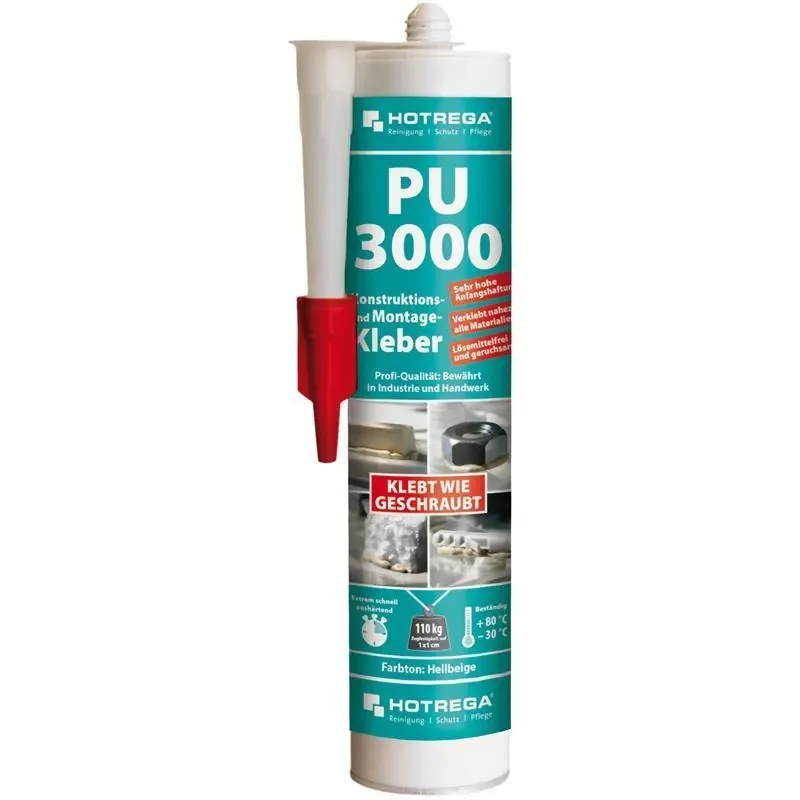 "HOTREGA PU 3000 Konstruktions- und Montagekleber 5 x 310 ml image"