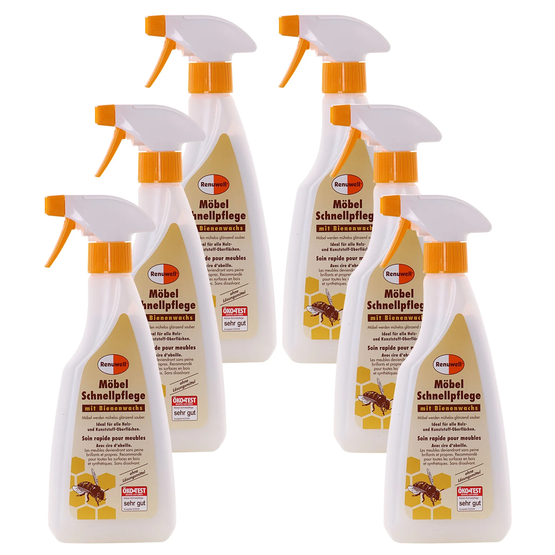 "RENUWELL Möbel Schnellpflege 500 ml x 6 Flaschen image"