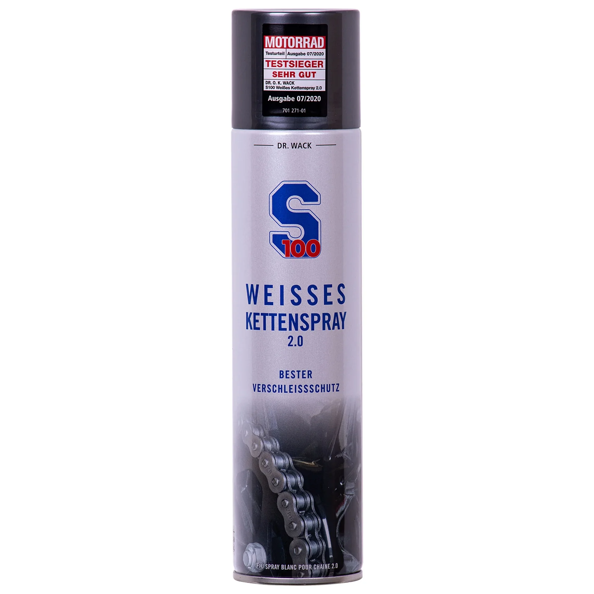 "DR. WACK S100 Weißes Kettenspray 2.0, 400 ml image"