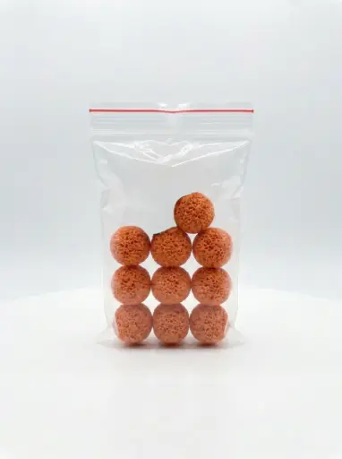 "Reinigungsschwämmchen für Bierleitungen (10mm) - 10 Schwammgummikugeln für mechanische Reinigung image"