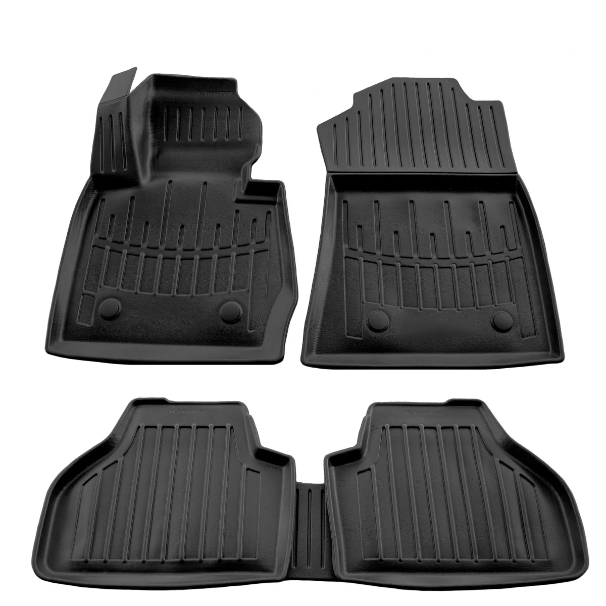 Gummifußmatten Auto 3D für BMW X4 F26 (2014-2018), passgenau, rutschfest, geruchsneutral