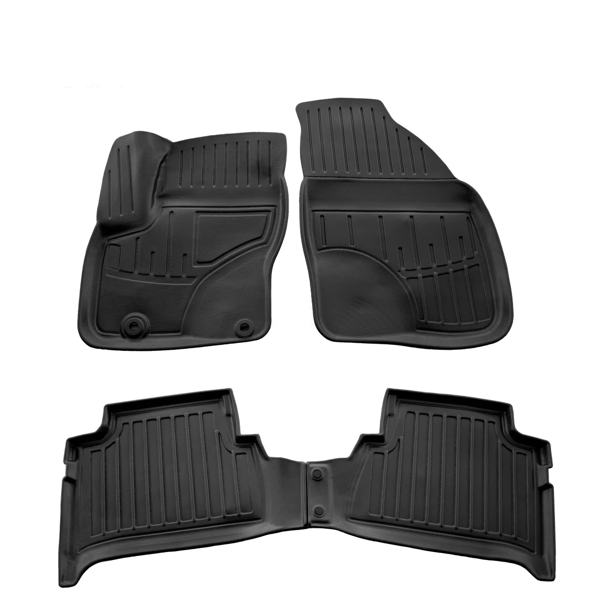 "Fußmatten Auto für FORD C-Max (2003-2010), 3D Gummimatten, passgenaue Autofußmatten image"