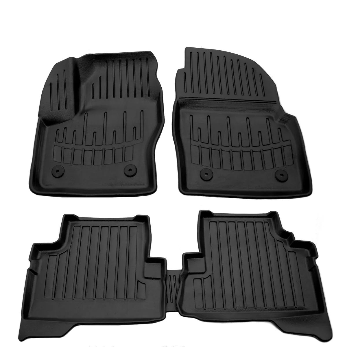 Gummimatten Auto für FORD Kuga II (2012-2019), 3D, passgenau, Polyurethan, rutschfest