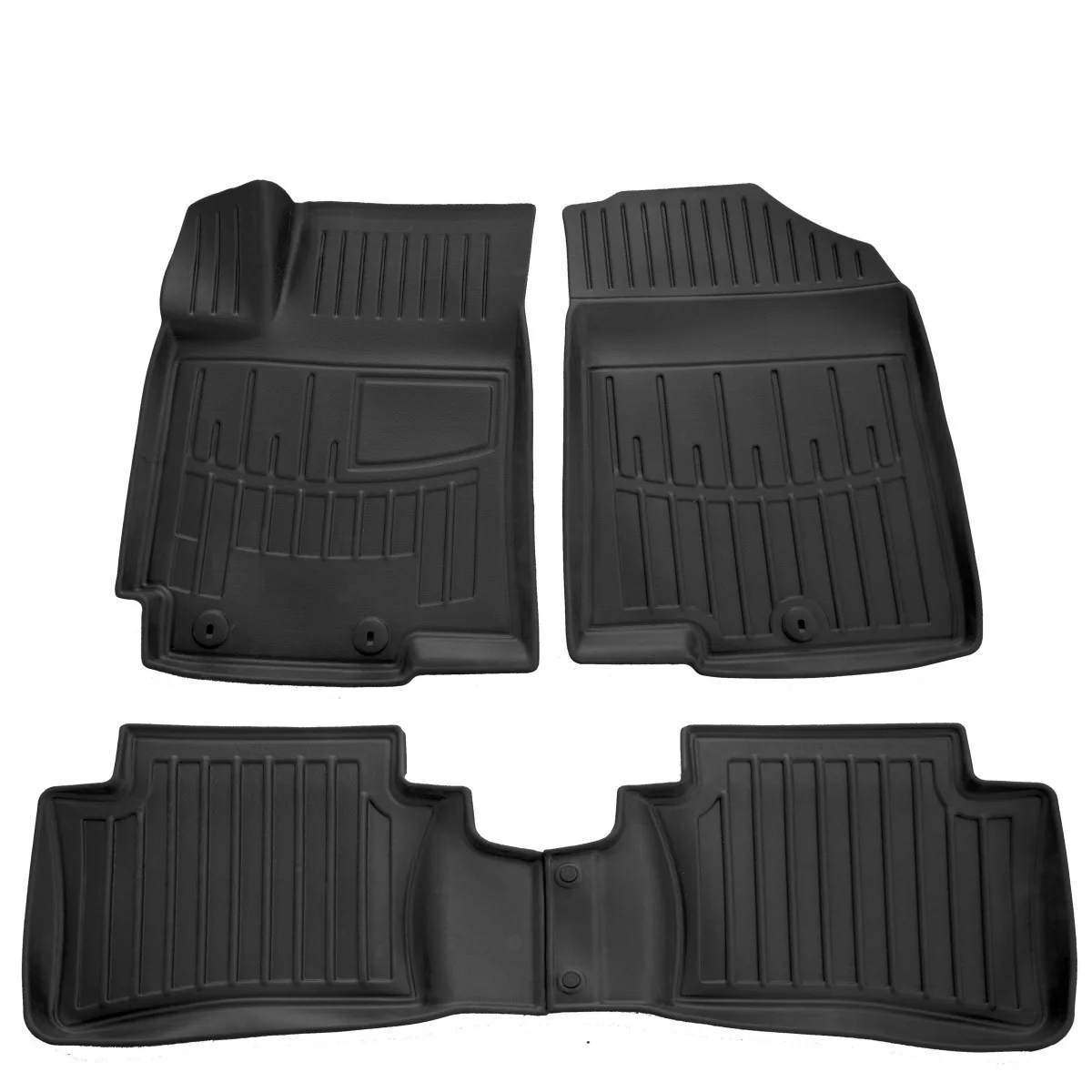 Gummifußmatten Auto für HYUNDAI Accent RB 2010 bis 2017