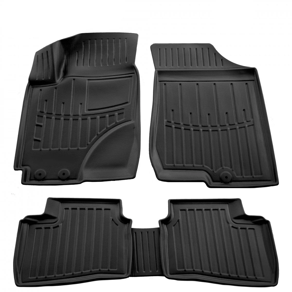 Gummifußmatten Auto 3D für HYUNDAI Elantra (HD) (2006-2011), passgenau, hochrandig