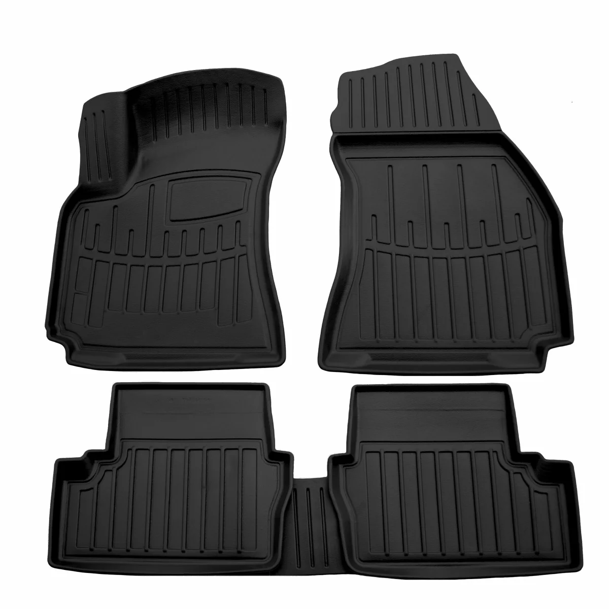 "Gummifußmatten Auto 3D für OPEL Zafira A (1999-2005), passgenau, Polyurethan image"