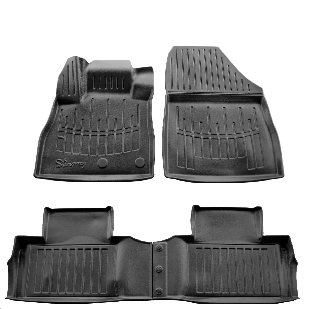 Gummifußmatten Auto für RENAULT Grand Scenic (2016-2021), 3D, passgenau, Autofußmatten