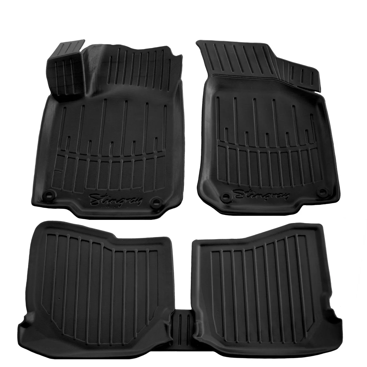 "Gummifußmatten Auto für SEAT Toledo II (1M) (1999-2004), 3D, passgenau, geruchsneutral image"