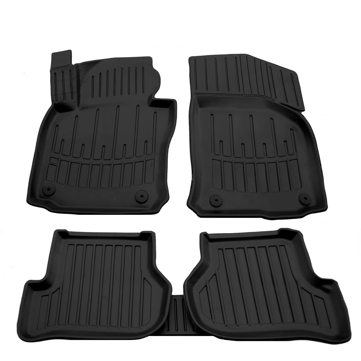 "Gummifußmatten Auto für Volkswagen Golf V (2003-2008), 3D, passgenaue Autofußmatten image"