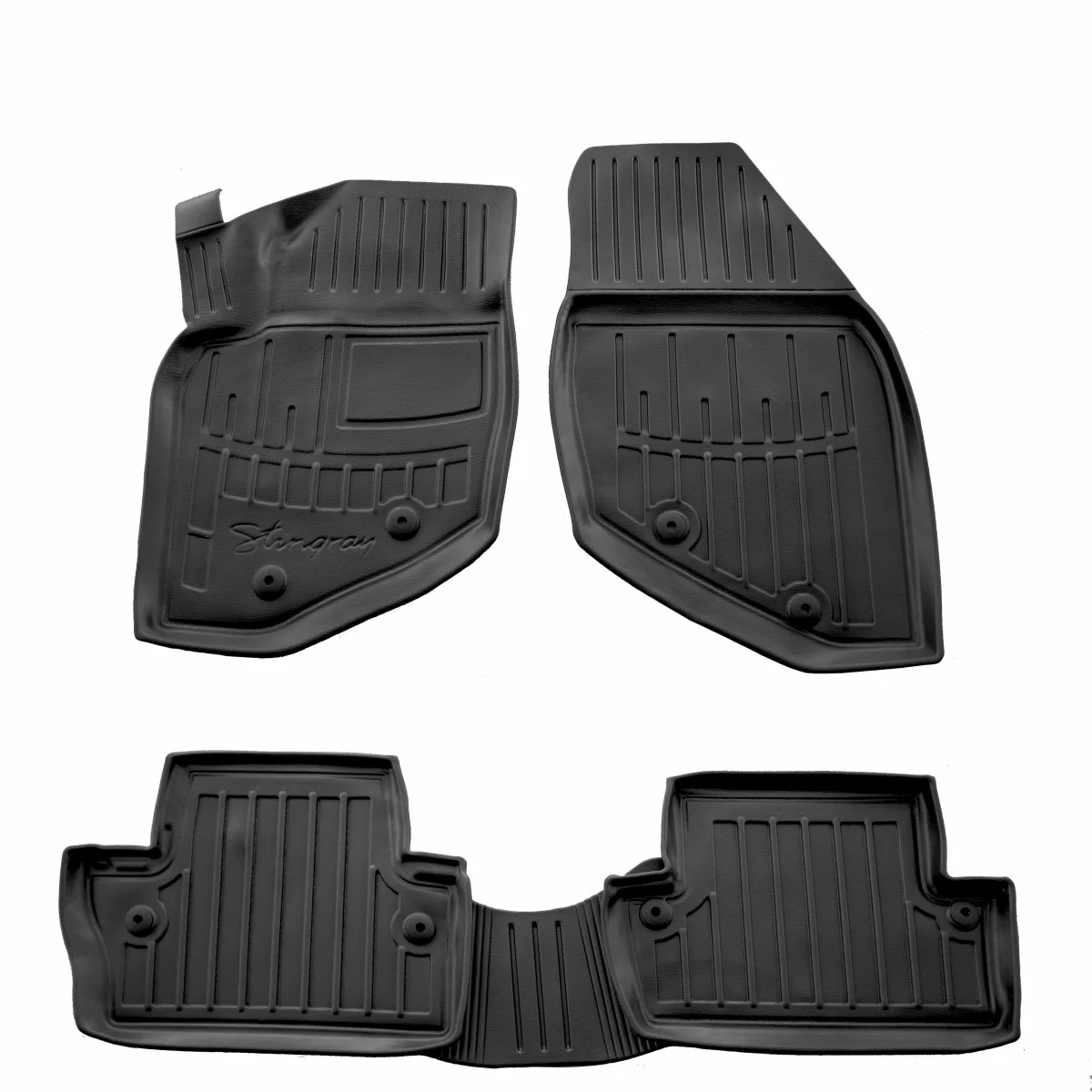 Gummifußmatten Auto für VOLVO S60 I (2001-2009)