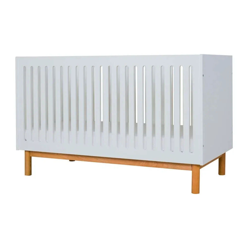 Quax Mood Babybett umbaubar weiss 70 × 140