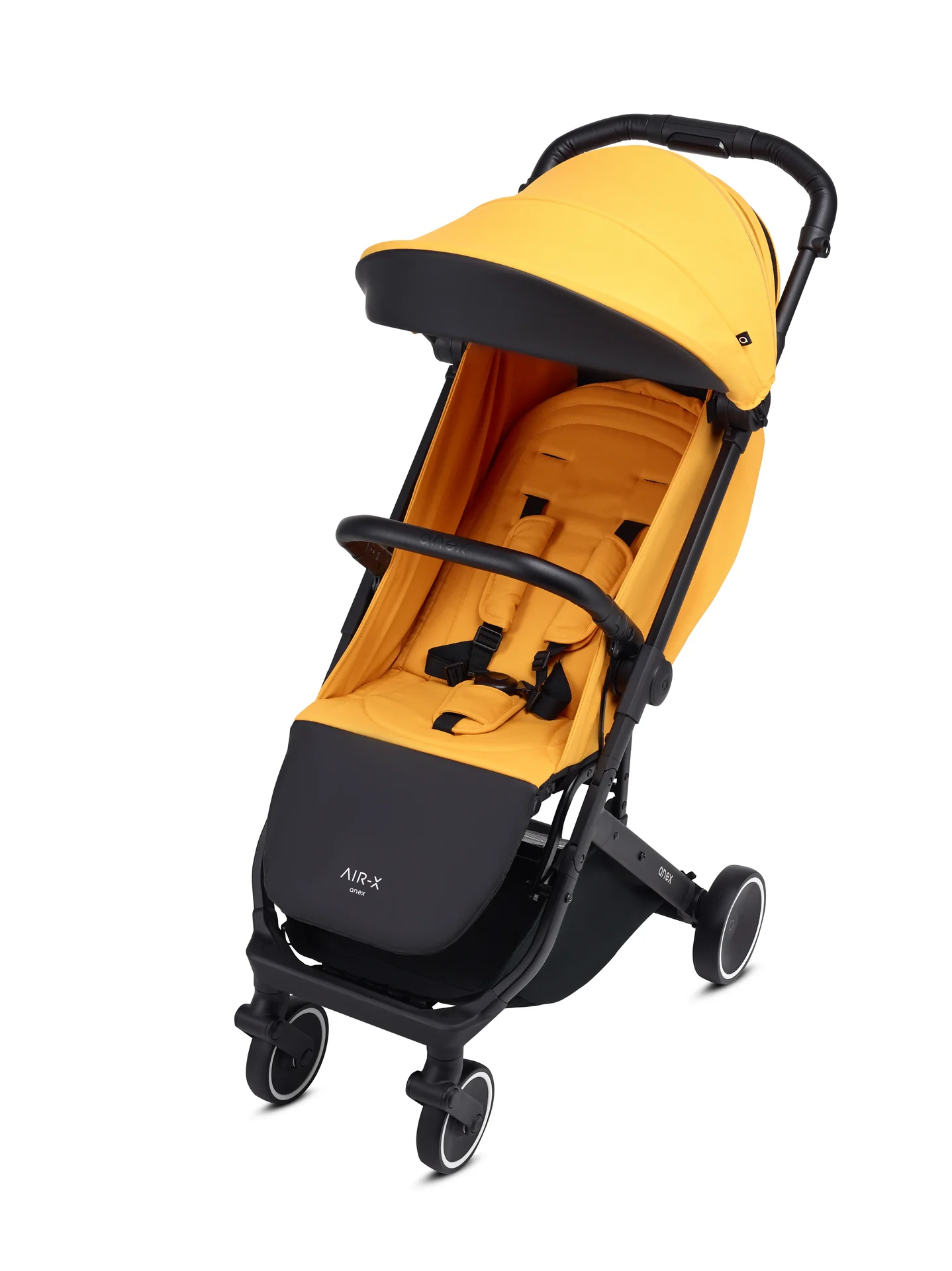 "Kinderwagen Anex Air-X, leichter Reisebuggy, Aluminiumrahmen, faltbar, gelb image"