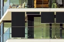 Sonnenrollo HDPE schwarz 140 x 240cm