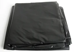 Bauplane, extra schwer, schwarz, gefaltet, 4m x 5m, 20m²