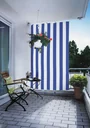 Senkrecht-Sonnensegel, blau-weiß, 230 x 140 cm