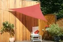 Dreieck-Sonnensegel HDPE terracotta 300 x 300 x 300cm