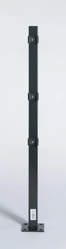 "Pfosten mit Fuß, Montageplatte integriert, anthrazit, 900 x 40 x 40 mm image"