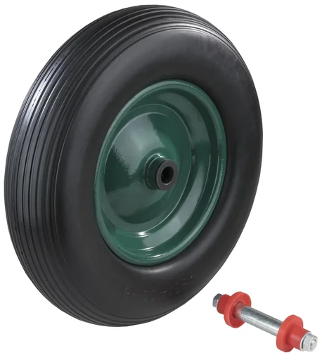 Pannensicheres Schubkarrenrad mit Nadellager