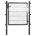 Gartentor für Stabmatte anthrazit, einflügelig - 100 cm hoch - 100 cm breit