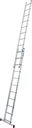 CORDA SchiebeLeiter 2x11 Sprossen