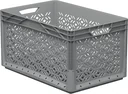 Eurobox 60x40x32cm durchbrochen grau 62l