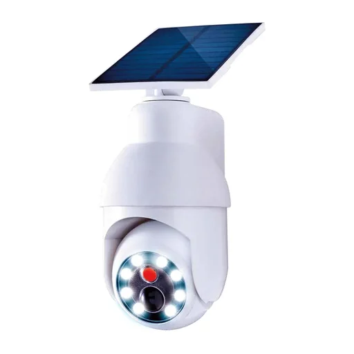 "LED Solar Licht mit Kamera Attrappe Panta Solar Security 360 image"