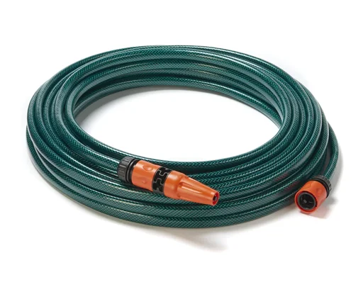 Gartenschlauch 20 m, 1/2 Zoll, inklusive Spritze